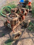 Diesel Sludge Pump on Trolley