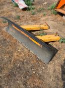 Pallet Tine Mounted Snow Pusher Blade