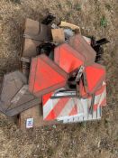 Qty. Warming Signs and Brackets