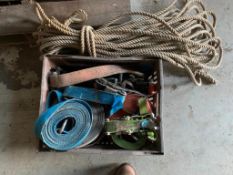 Qty. Ratchet Straps and Rope