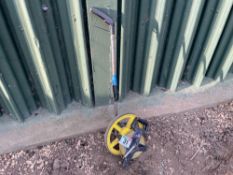 Measuring wheel and tape