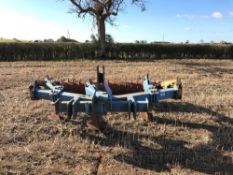 Farmright 3m 3 leg subsoiler with packer roller Couplings in the office