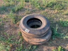 Pair BKT 7.50-16 tyres (new)