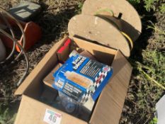 Quantity miscellaneous electrical spares and bulbs