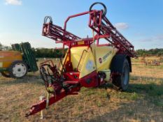 2015 Hardi Navigator 3000 Echo, 3000l, 24m trailed sprayer with clean water tank, self tracking draw