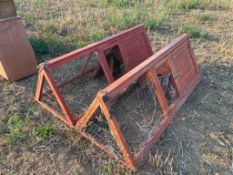 *2No. Rabbit hutches and various crates NO VAT