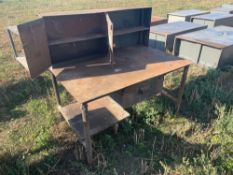 Metal work bench 3' x 4' 8