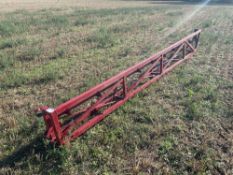 Sprayer boom section