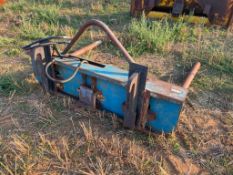 Silage bale squeese with Merlo attachments