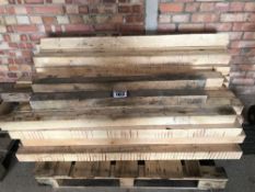 Qty of wooden battons