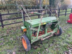 Amazone D8/20 6' plot drill with following harrow. Serial No: 09130137