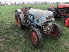 Eicher GS202 2wd drive diesel vineyard tractor on 4.5-16 front and 9.5/9-24 grassland rear tyres wit