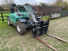 2021 Kramer KT276 materials handler on Mitas 340/80-18 front and rear wheels and tyres with X-Form F