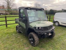 2021 John Deere XUV865M Gator, diesel, hydraulic tipping back with ball hitch, front and rear LED li