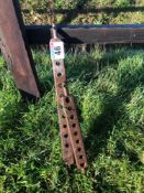 9 hole drawbar with vineyard 9 hole drawbar