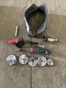 Quantity of Air Tools, including 2 x Grinders (Sealey and Blue spot), Air Ratchet,