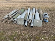 Grain fans and pipes