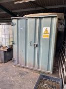 Container Chemical Store, fitted with internal lighting and heater, 12.