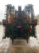 Amazon Mounted Sprayer UF1801, purchased in 2014, rear tank 1800l, front tank 1000l, wheel stands,