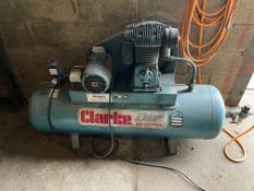 Clarke Industrial Air Compressor - Model SE25C210 Serial No.