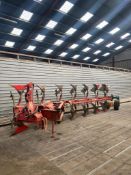 Kverneland LO 100 Vibromat 7 furrow plough (2012), on land or in furrow.