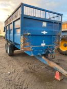 14T Marston dump trailer with grain back