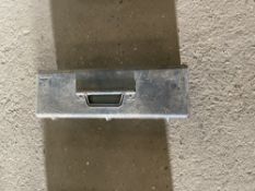 John Deere Tractor Black Metal Tool Box