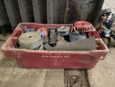 Box of Straps and Strap Roller