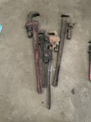 Quantity of Adjustable Stilson/Pipe Wrench - Large