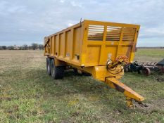 Gull 12/14T tipping trailer,