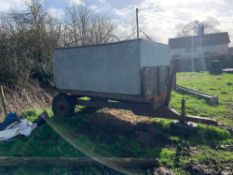 Trailer with grain tank