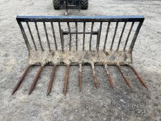 Muck Fork, Strimech, 2.3 wide. Stored near East Bergholt, Colchester.