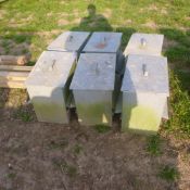 6 x galvanised feeders 18