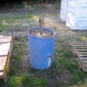 Homemade rear tractor weight