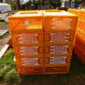 20 x D3 Giordano poultry crates
