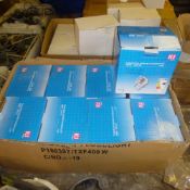 9 x Tungsten Zenon flood lights 400w in a box