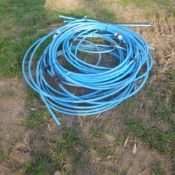 Quantity of blue alkathene piping