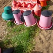 4 x King feeders with top hats