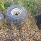 2 x spare wheels for ATV trailer 280/65/8