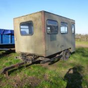 Single axle beaters trailer, 3.65m x 2m. No VAT on this lot.