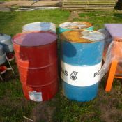 4 x 40 gallon steel drums