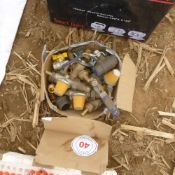 Assorted gas fittings