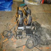 4 x Kenwood 2 way radio with chargers. No VAT on this lot.