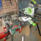 Chop saw with bench
