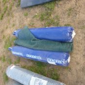 2 x new rolls of green wind break 50m x 1.