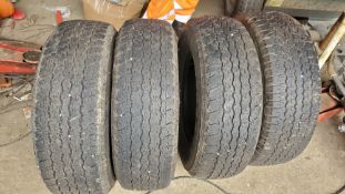 4 Tyres off a Toyota Hilux.