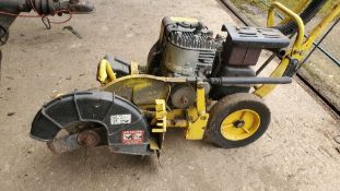 John Deere edger machine, petrol driven,