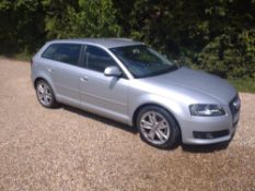 Audi A3 Sportback, Reg BF10 VMX, 139,500 miles, 2L Diesel, MOT 8/11/2022. No VAT on this lot.