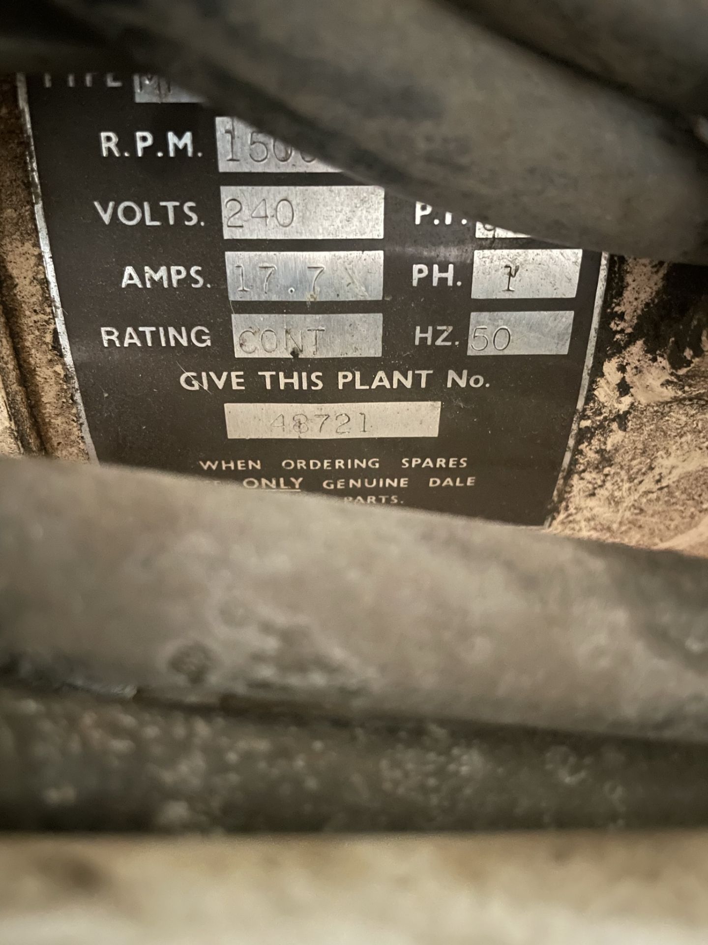 Dale Lister Generator - Not Tested - Image 4 of 5
