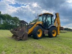 2014 JCB 4CX Digger - Hydraulic QH, 3747 Hours, Reg No.